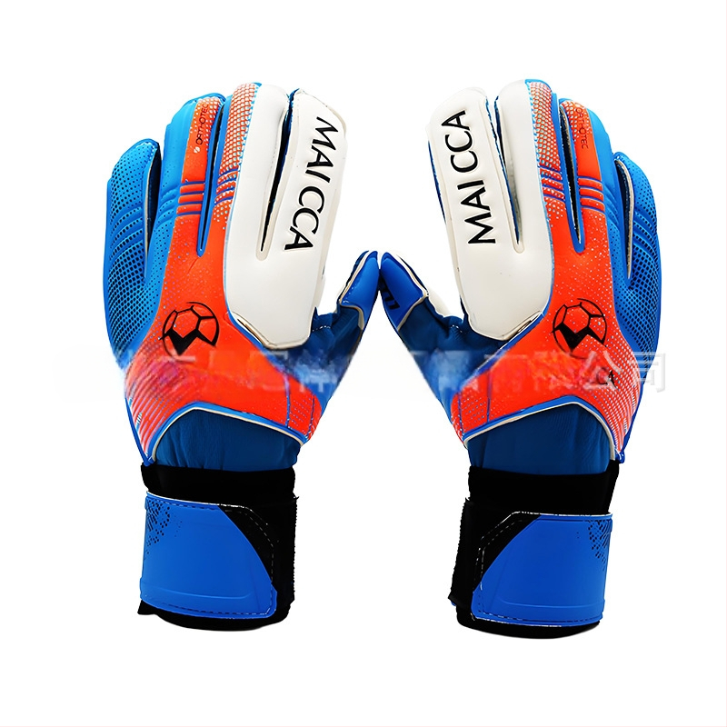 Vārtsarga cimdi bērniem, latex ar pirkstu aizsardzību, ST-828-2, Pinguan, futbola treniņam