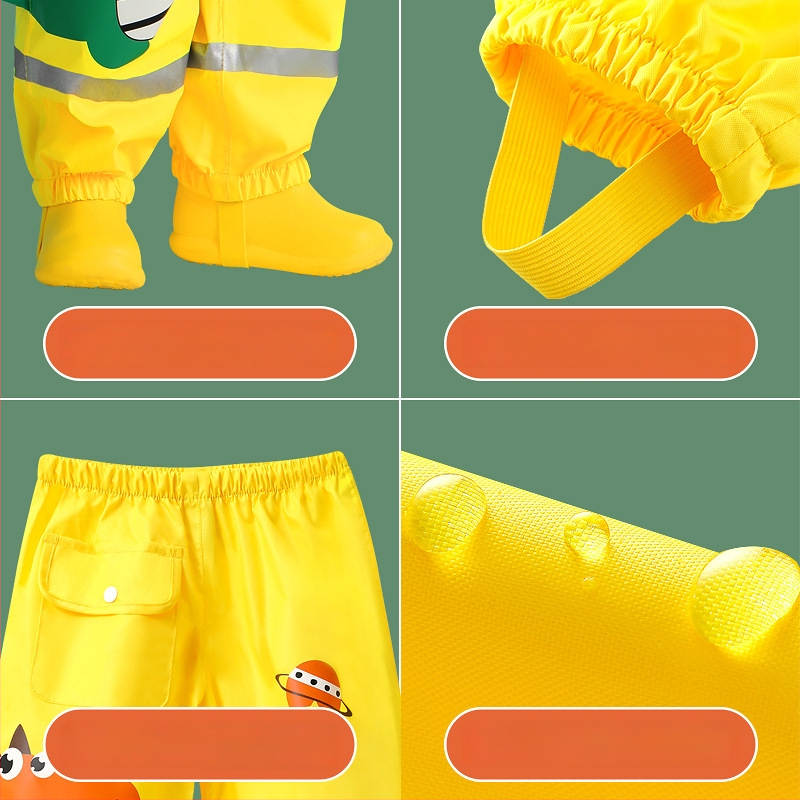 Laste vihmapüksid - veekindel Oxford-kangas, PU kiht, logotüübi trükkimine saadaval