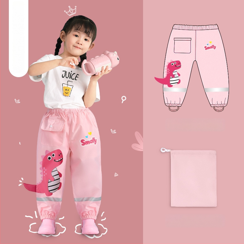 Laste vihmapüksid - veekindel Oxford-kangas, PU kiht, logotüübi trükkimine saadaval