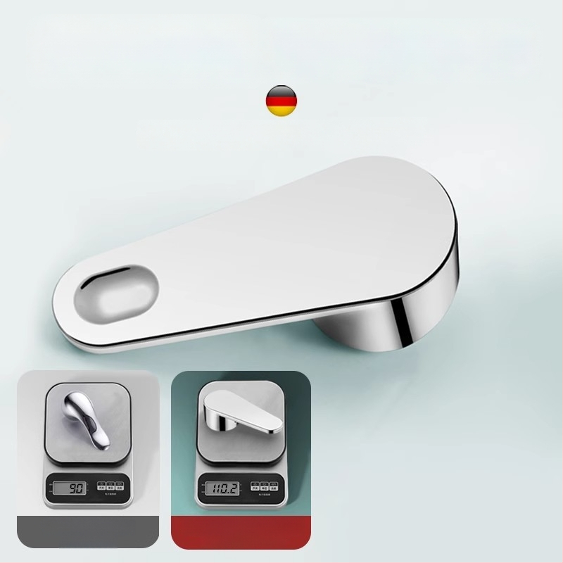 Aukstas un karsts ūdens krāna rokturis ar leņķa vārsta šerdimi – ABS + nerūsējošais tērauds, mūsdienīgs minimālisms, Yipin Impression