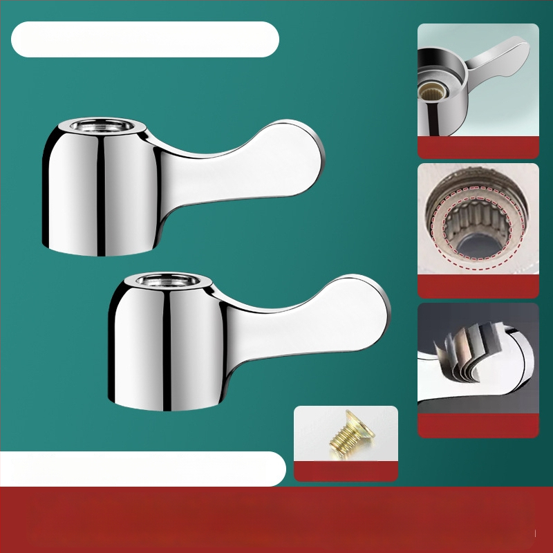 Aukstas un karsts ūdens krāna rokturis ar leņķa vārsta šerdimi – ABS + nerūsējošais tērauds, mūsdienīgs minimālisms, Yipin Impression