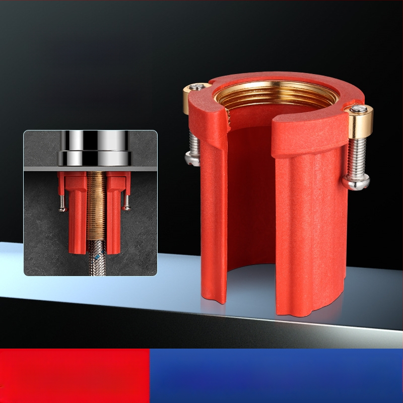 Aukstas un karsts ūdens krāna rokturis ar leņķa vārsta šerdimi – ABS + nerūsējošais tērauds, mūsdienīgs minimālisms, Yipin Impression