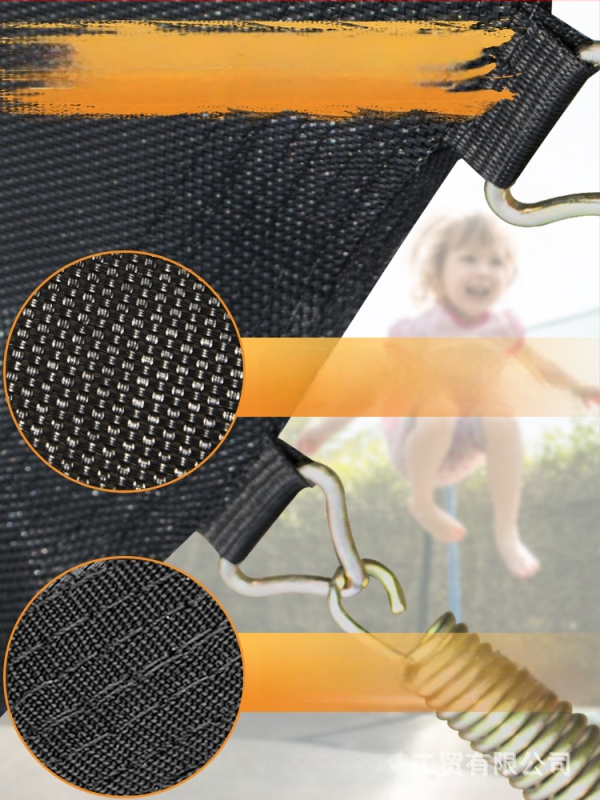 DOUTK PP trampolīnas lēciena plāksne – apaļa elastīga auduma, universāla izmantošana, droši bērniem, pielāgota apstrāde