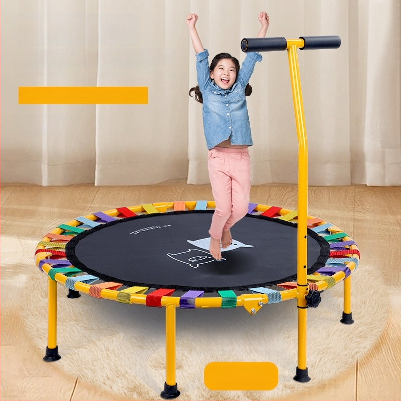 Iekšējais mini trambolīns mājas lietošanai, zīmols Bengyue, materiāls PP, bez aizsargtīkla, piemērots visām vecuma grupām