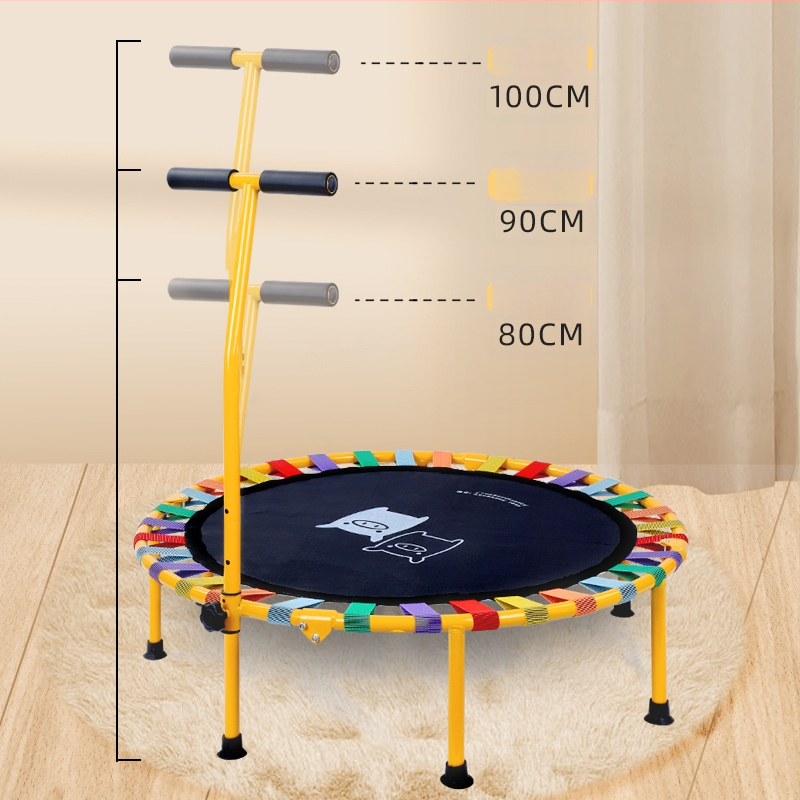 Iekšējais mini trambolīns mājas lietošanai, zīmols Bengyue, materiāls PP, bez aizsargtīkla, piemērots visām vecuma grupām