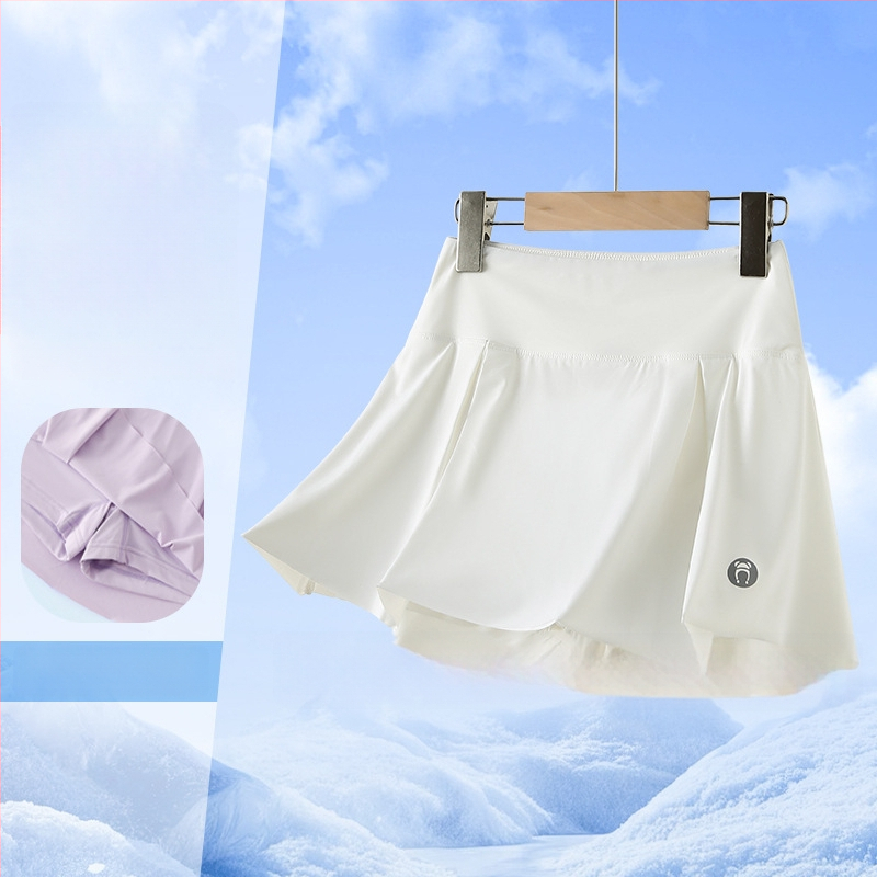 Lastele badmintonile pliiusri seelik, kiiresti kuivav jää-siidkanga, 89,1% nailon, A-telje lõige, vooder nailon, suvi