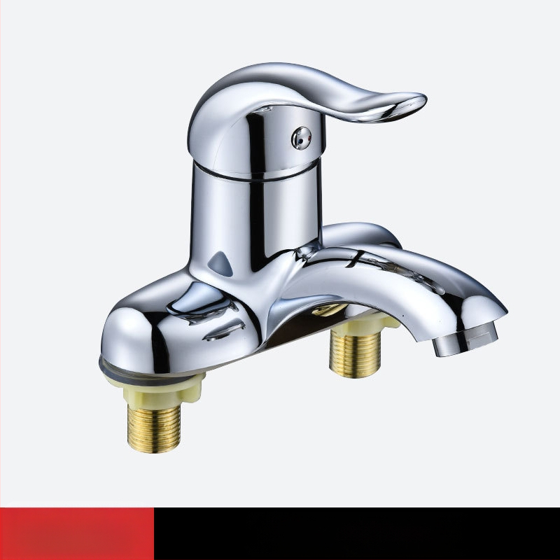 Vannitoa segisti valamu all, kahetorulised, kahe augud, keraamiline ventiil, 20 mm sissetulek/väljund