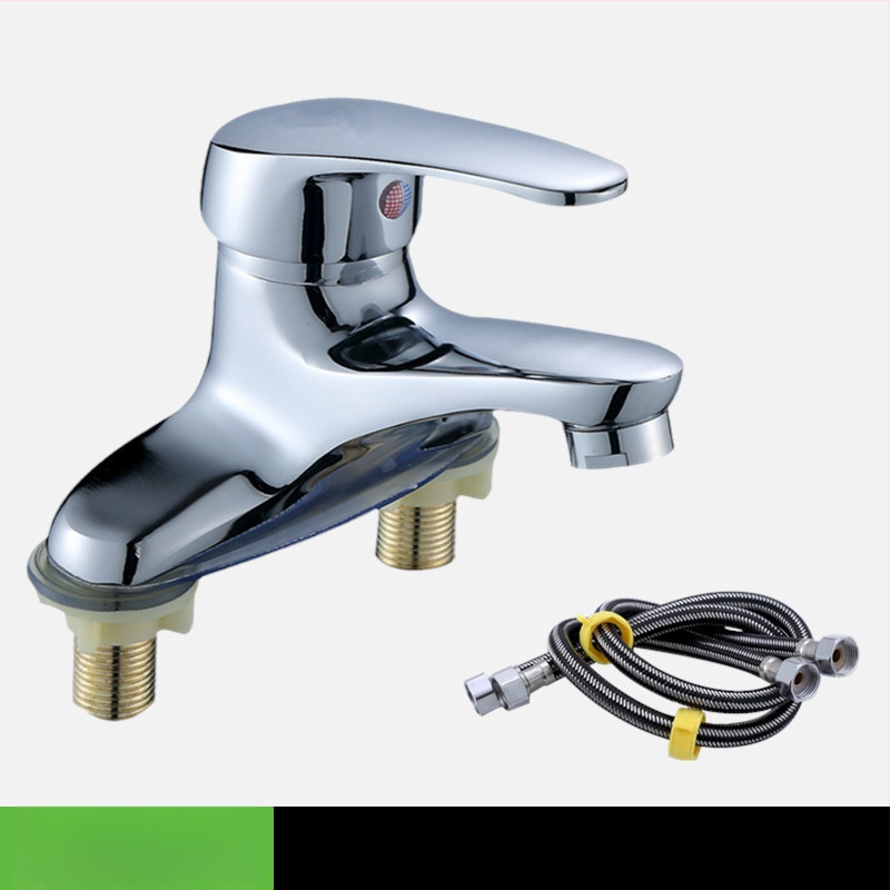 Vannitoa segisti valamu all, kahetorulised, kahe augud, keraamiline ventiil, 20 mm sissetulek/väljund