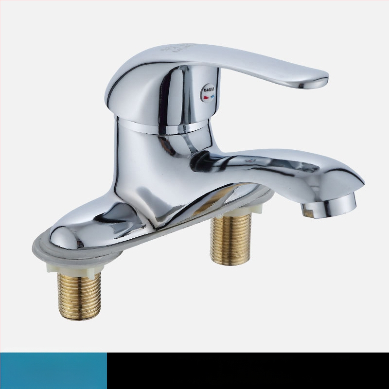 Vannitoa segisti valamu all, kahetorulised, kahe augud, keraamiline ventiil, 20 mm sissetulek/väljund