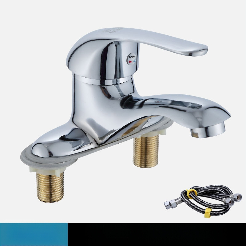 Vannitoa segisti valamu all, kahetorulised, kahe augud, keraamiline ventiil, 20 mm sissetulek/väljund