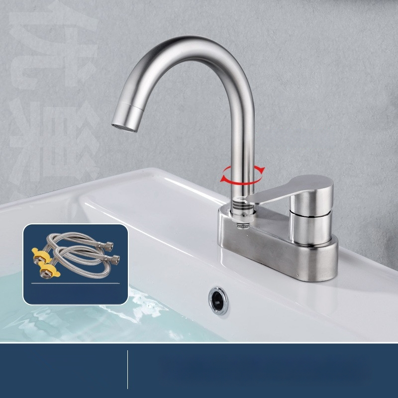 Vannitoa segisti valamu all, kahetorulised, kahe augud, keraamiline ventiil, 20 mm sissetulek/väljund