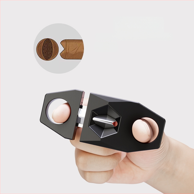 FOGSON Цигарен резач — метален, портативен, за домашна употреба, с възможност за персонализация