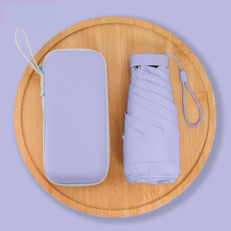 Penkių skirsnių saulės skėtis su rankiniu atidarymu, 6 rėmų, UPF > 50, 210T audinys