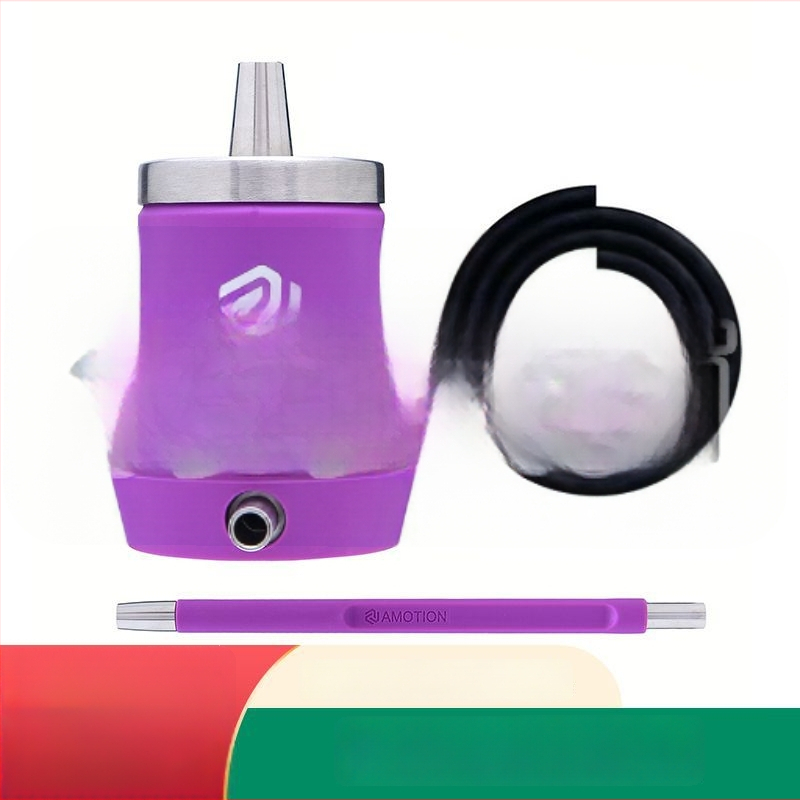 Nerūsējošā tērauda ūdenspīpe - pārnēsājams dāvanu komplekts narghilei, pilns komplekts, pielāgojams