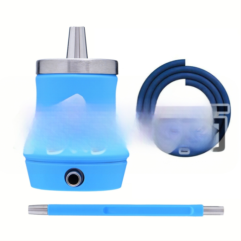 Nerūsējošā tērauda ūdenspīpe - pārnēsājams dāvanu komplekts narghilei, pilns komplekts, pielāgojams