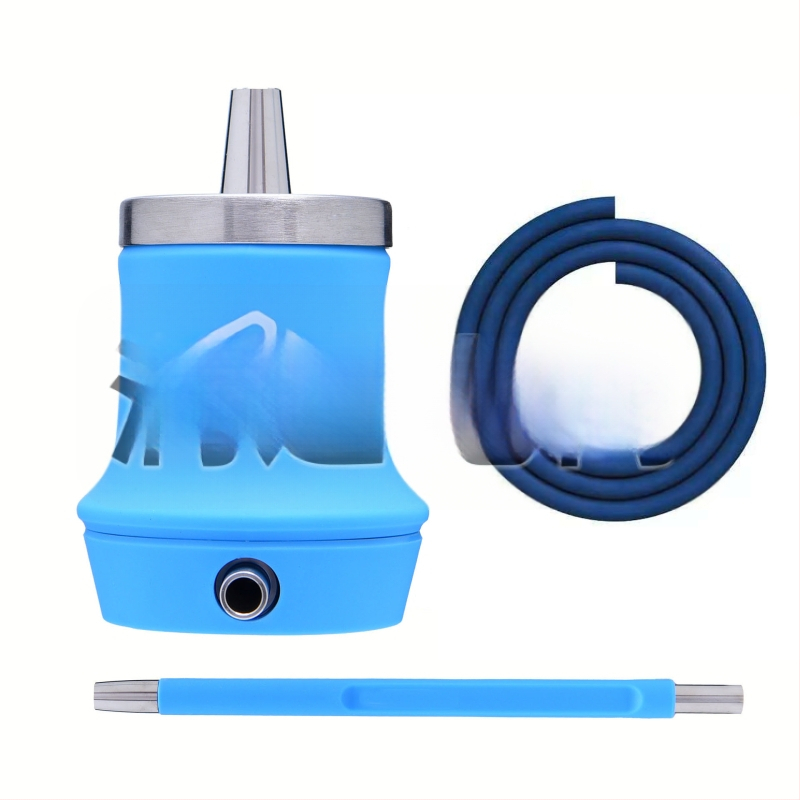 Nerūsējošā tērauda ūdenspīpe - pārnēsājams dāvanu komplekts narghilei, pilns komplekts, pielāgojams