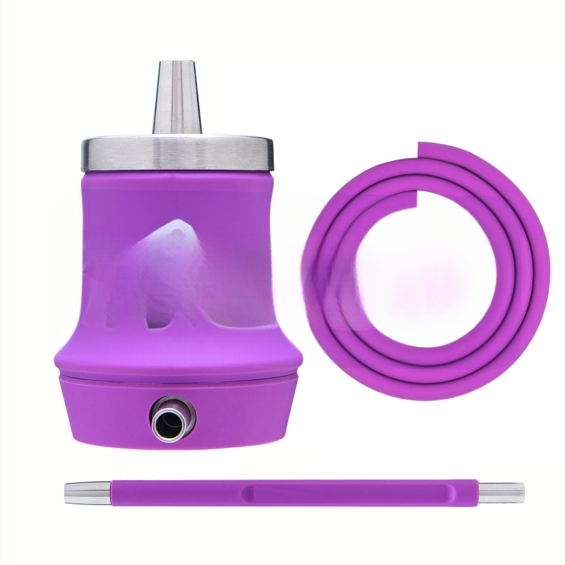 Nerūsējošā tērauda ūdenspīpe - pārnēsājams dāvanu komplekts narghilei, pilns komplekts, pielāgojams