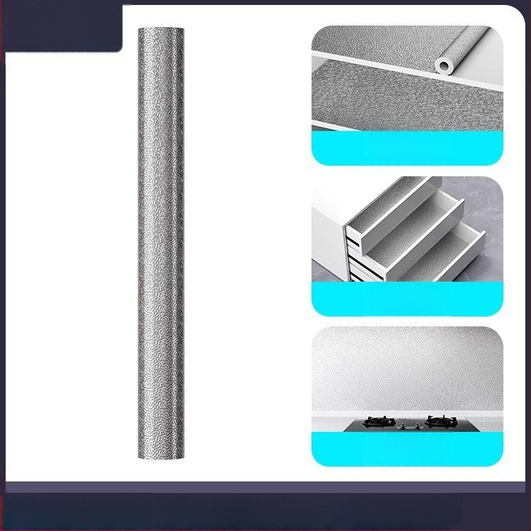 Savarankiškai klijuojamas virtuvės sienos lipdukas – iš aliuminio folijos, alyvos atsparus, ugniai atsparus ir aukštai temperatūrai atsparus, vandeniui atsparus, 1 lapas