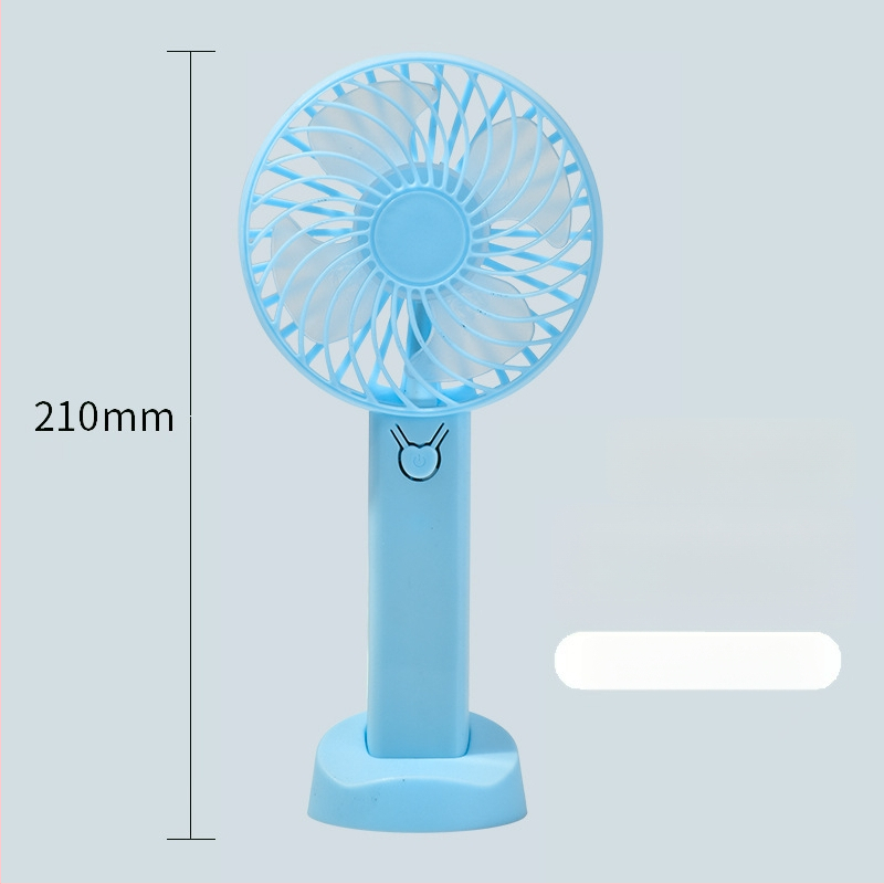 Nešiojamas lauko rankinis ventiliatorius, USB įkrovimas, tylus, 4 mentelės, 3 greičiai