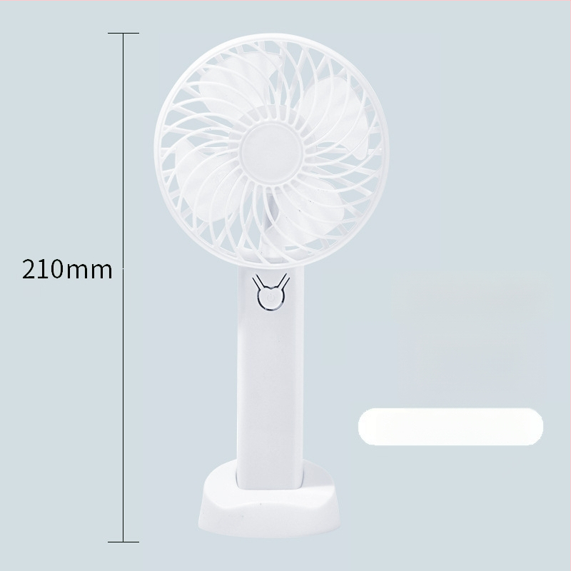 Nešiojamas lauko rankinis ventiliatorius, USB įkrovimas, tylus, 4 mentelės, 3 greičiai
