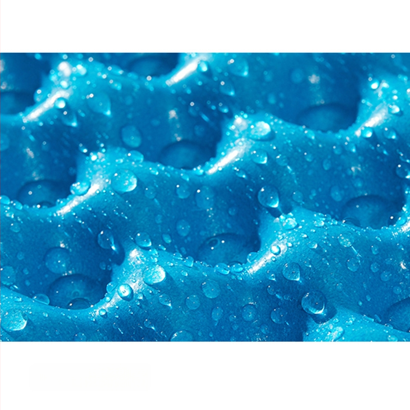 Skladaná joga podložka, hrubšia a vodeodolná na piknik v prírode; materiál PE Cotton, IXPE tkanina