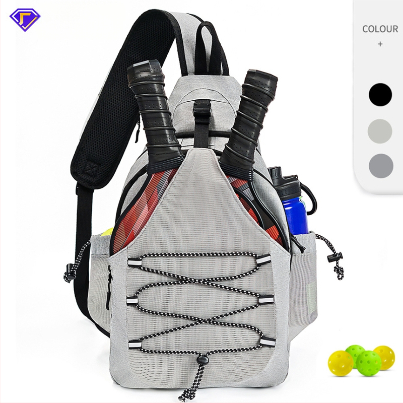 Sepwolf sportinė kuprinė raketėms — unisex, Oxford audinys, išlenkta pečių juosta, tinkama tenisui ir stalo tenisui