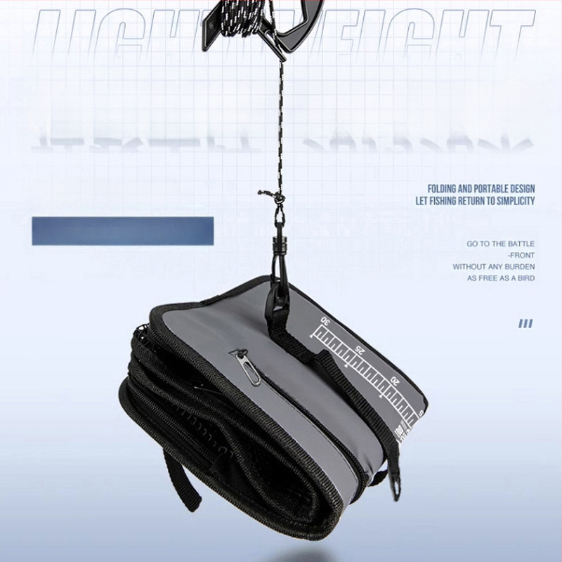 Ochranný košík na rybolov – plávajúci, rýchloschnúci, prenosný nylonový set pre morské a skalné rybolov (Značka: Fishing Manager)