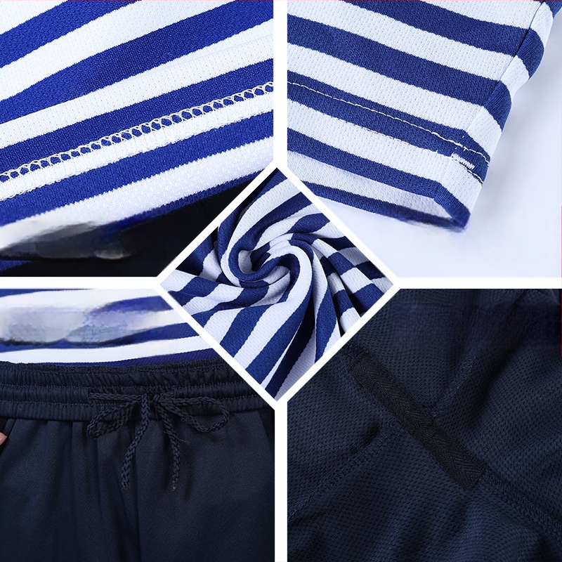 Unisex treniruotės komplektas – medvilnės mišinio, greitas džiūvimas, drėgmės valdymas, vienspalvis, vasara, marškinėliai ir šortai