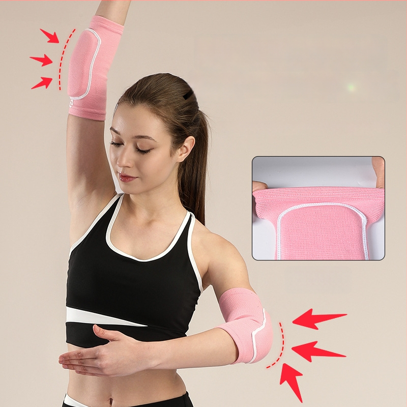 Alkūnų apsaugos – poliesterio pluošto, dvigubo dizaino, universalus naudojimas, skirtas šokiui, tinkliniui ir riedėjimui