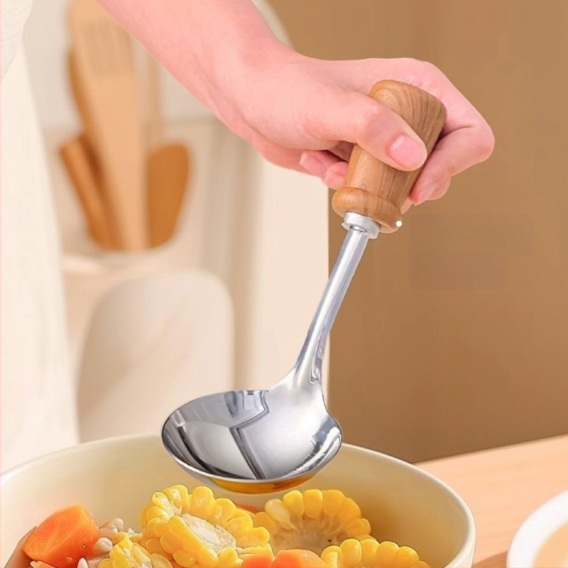 Virtuvės špatučių rinkinys su imitacine medžio rankena (Prekės ženklas: Platinum; Medžiaga: 201+410+PP; Funkcija: neprilimpančios paviršius; Stilius: senovinis, retro)