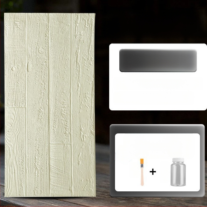 Antikinės plytos sienų plokštė su PU medienos imitacija, Europos klasikinis stilius, matinis paviršius, poliuretano gaminys