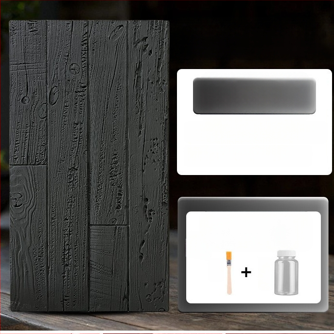 Antikinės plytos sienų plokštė su PU medienos imitacija, Europos klasikinis stilius, matinis paviršius, poliuretano gaminys