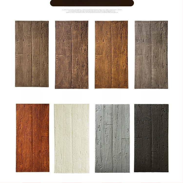 Antikinės plytos sienų plokštė su PU medienos imitacija, Europos klasikinis stilius, matinis paviršius, poliuretano gaminys