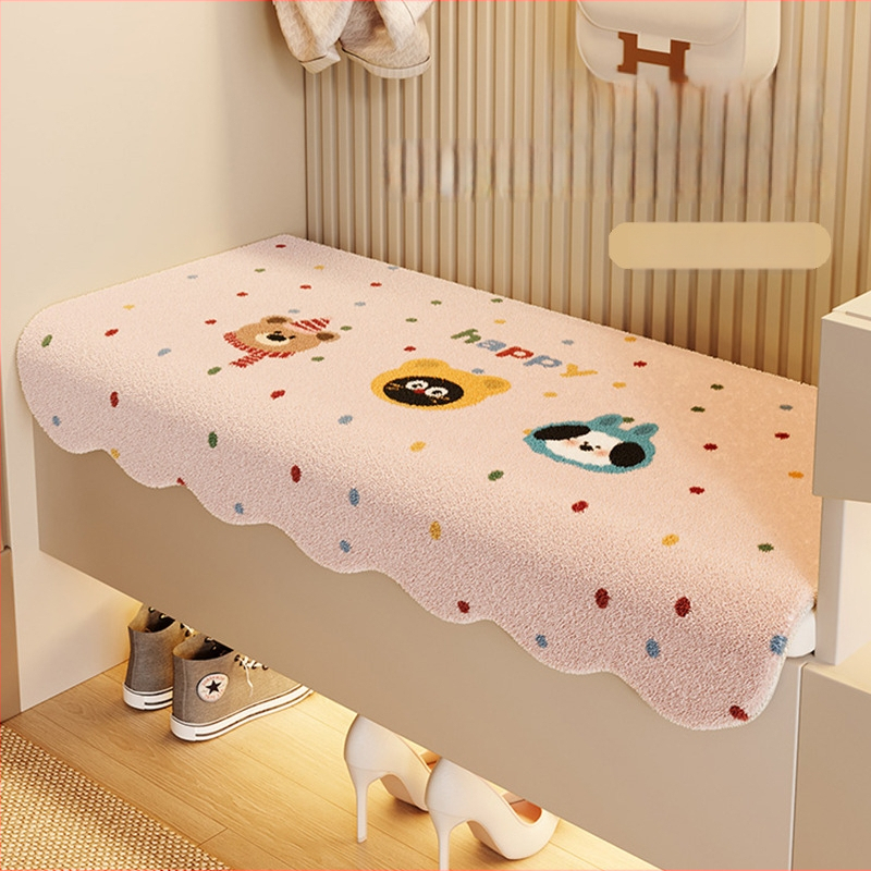 Sėdėjimo pagalvė, akrilinė vilna, poliesterio pluošto užpildas, karikatūrų raštas, individualus apdorojimas