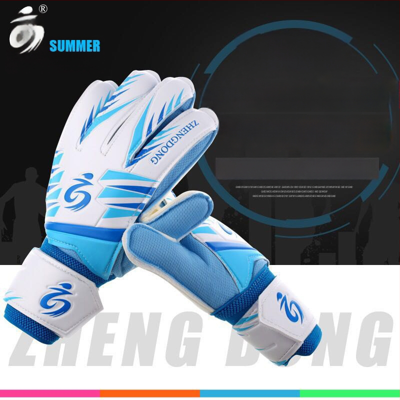 Futbola vārtsarga cimdi, PU materiāls, Zhengdong ZD619 modelis, unisex