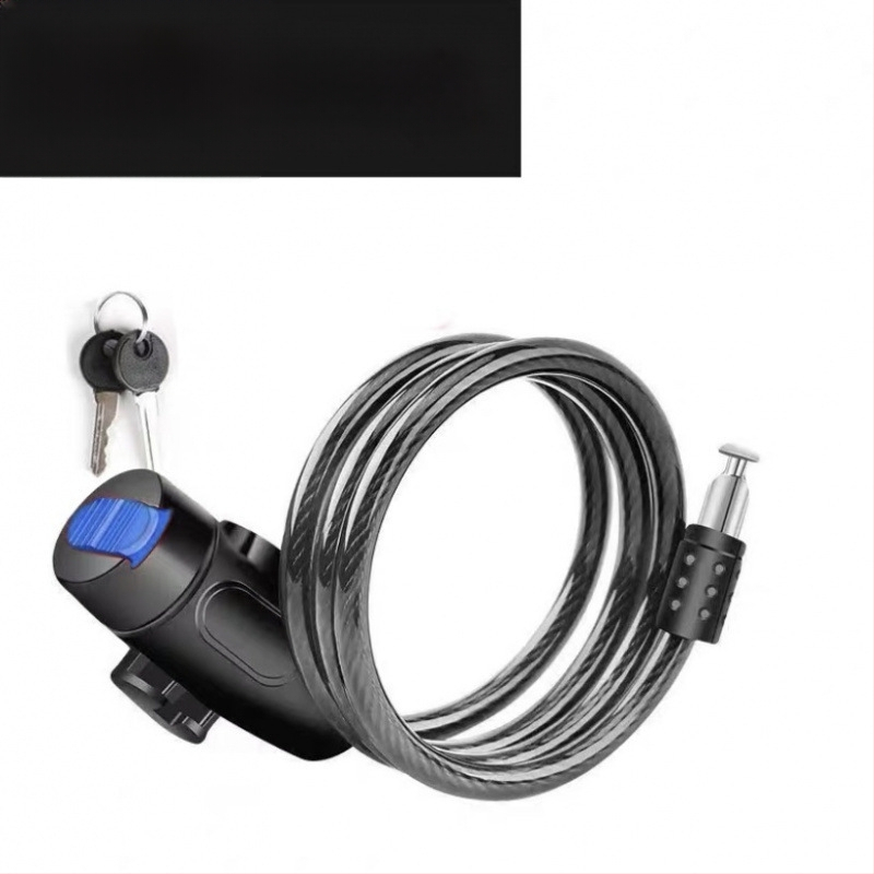 Dviračių užraktas su slaptažodžio apsauga ir plieno kabeliu, nešiojamas, specializuotas (Modelis: 1; Prekės kodas: wjbRnrzX; Medžiaga: PP)