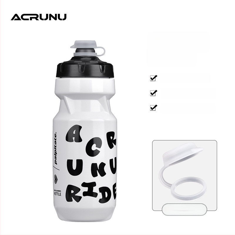 ACRUNU fľaša na vodu pre bicykel so stlačiteľným dizajnom — veľká kapacita, bezpečnostný zámok, hrubšie dno, vhodná pre horské a cestné bicykle.