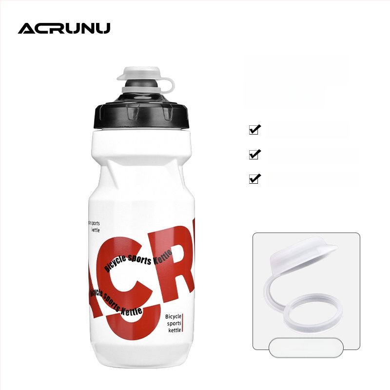 ACRUNU fľaša na vodu pre bicykel so stlačiteľným dizajnom — veľká kapacita, bezpečnostný zámok, hrubšie dno, vhodná pre horské a cestné bicykle.