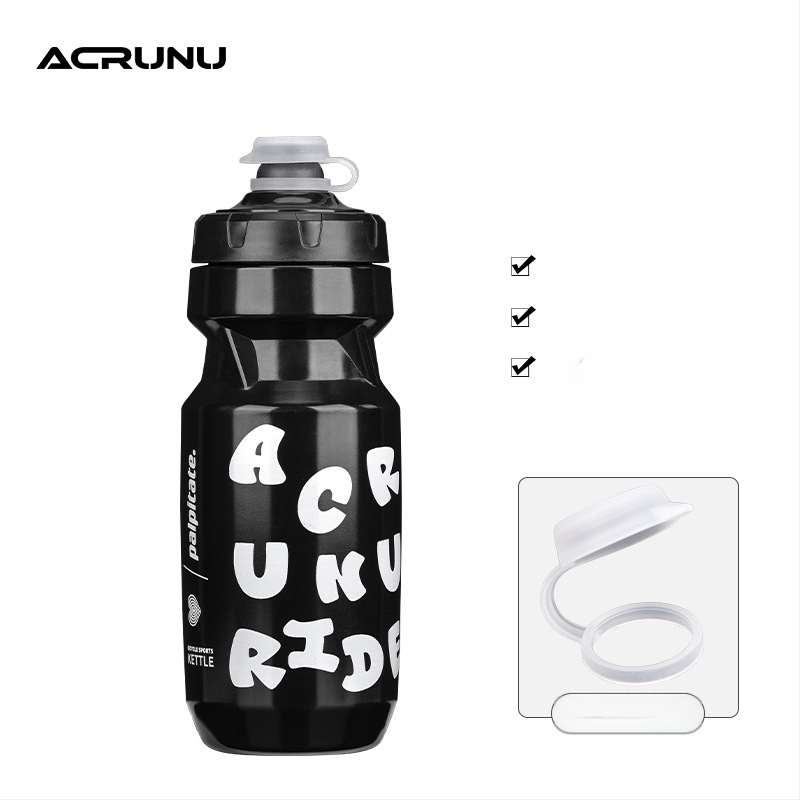 ACRUNU fľaša na vodu pre bicykel so stlačiteľným dizajnom — veľká kapacita, bezpečnostný zámok, hrubšie dno, vhodná pre horské a cestné bicykle.