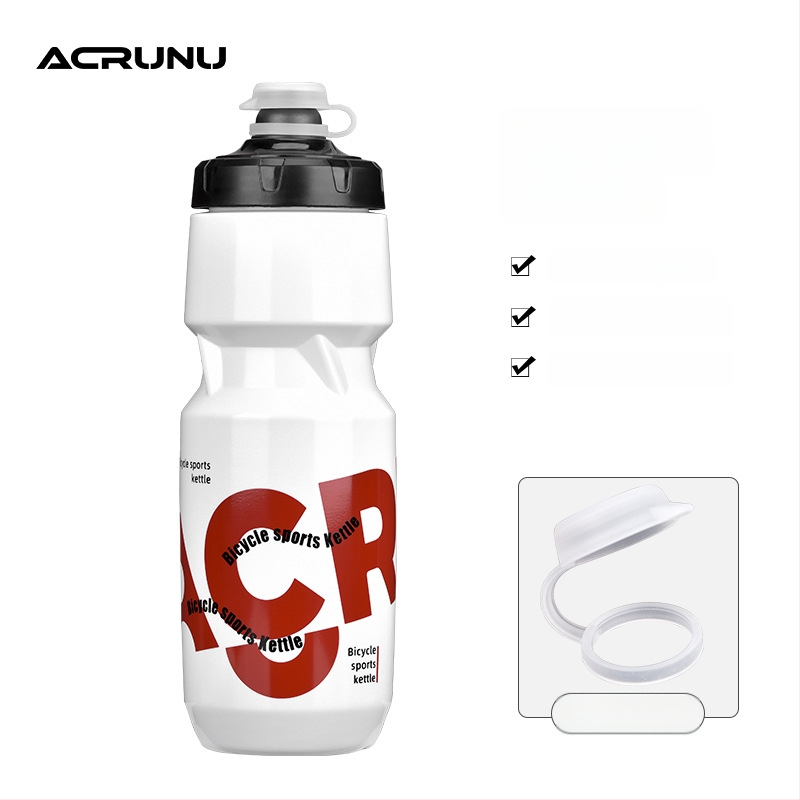 ACRUNU fľaša na vodu pre bicykel so stlačiteľným dizajnom — veľká kapacita, bezpečnostný zámok, hrubšie dno, vhodná pre horské a cestné bicykle.