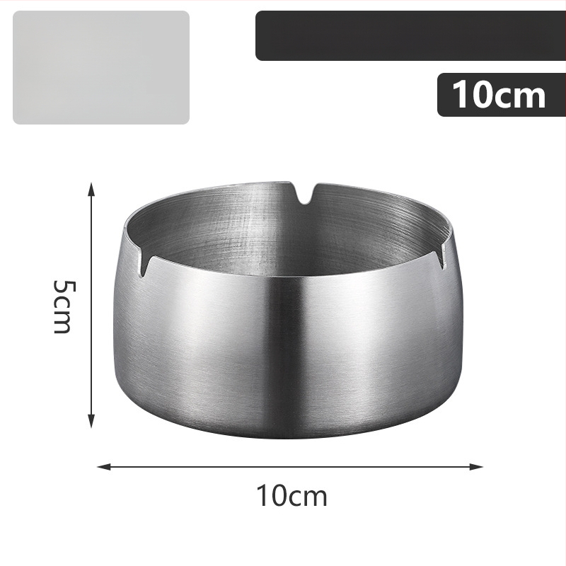 Ανοξείδωτο τασάκι με παχύτερο σχέδιο αντοχής στον άνεμο - εκτύπωση λογότυπου, επαναχρησιμοποιήσιμο, μοντέρνο μινιμαλιστικό στυλ