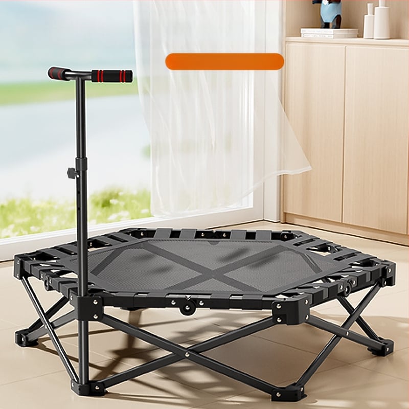 JOY JUMP Huaye-BC01 Saliekams sešstūrains iekšējais batuts bērniem ar regulējamu virsmu; materiāli: dzelzs, PP, neilons, ABS, PVC