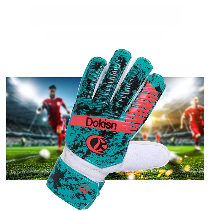 Jalgpalli väravavahi kindad, lateks, paksenenud pealmine kiht, sõrmede kaitse, treeninguks, kohandatavad, kaubamärk Dazzle Force