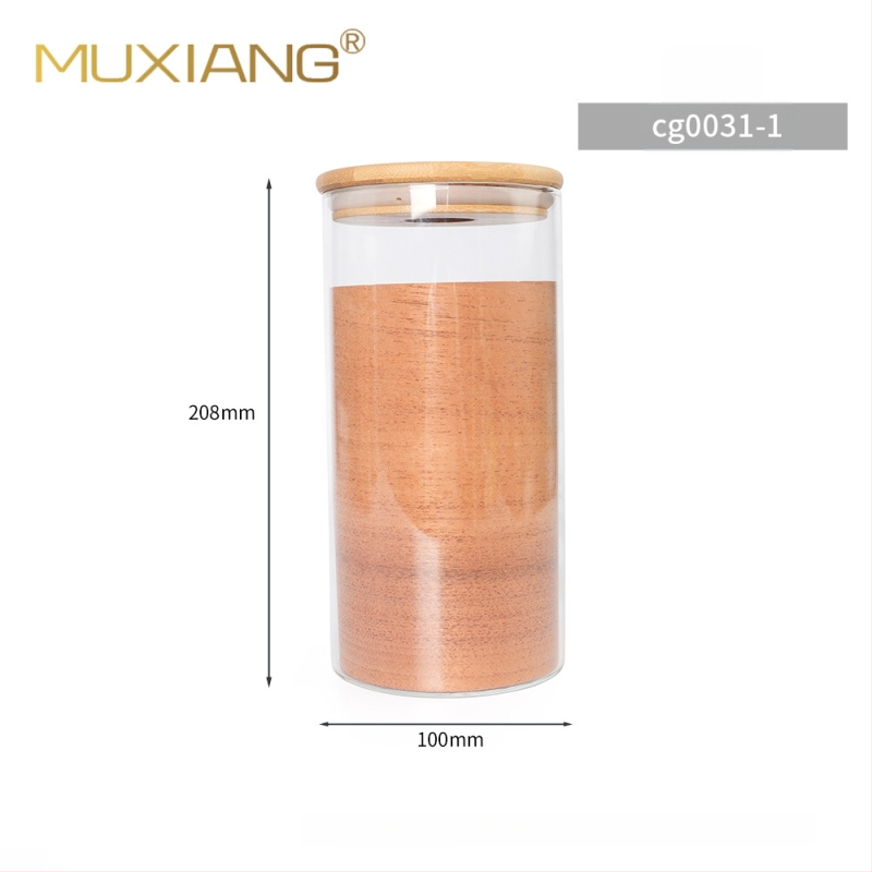 MUXIANG хумидор за пури със хигромер — херметичен съд от неръждаема стомана, комплект 100 броя, включва чипове от испански кедър