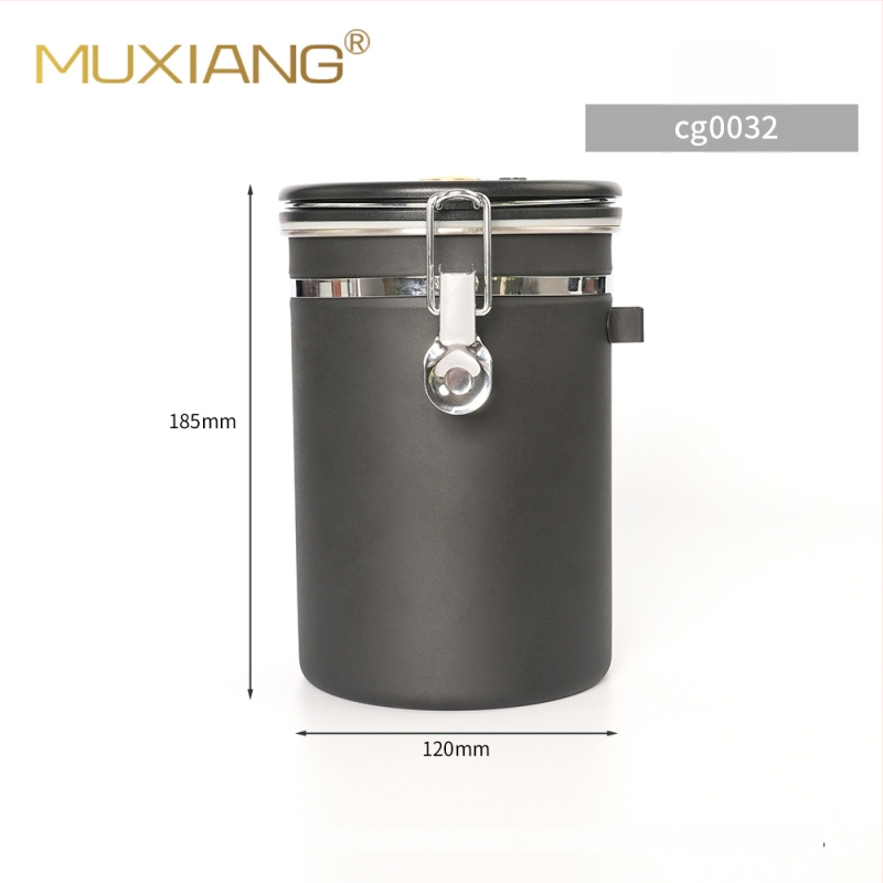 MUXIANG хумидор за пури със хигромер — херметичен съд от неръждаема стомана, комплект 100 броя, включва чипове от испански кедър