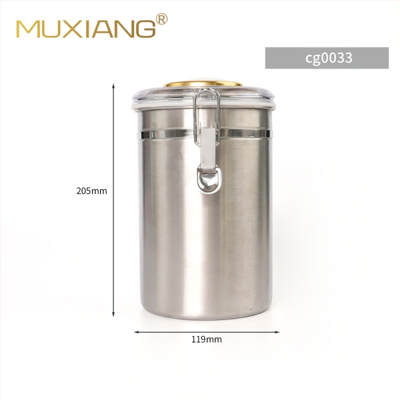 MUXIANG хумидор за пури със хигромер — херметичен съд от неръждаема стомана, комплект 100 броя, включва чипове от испански кедър