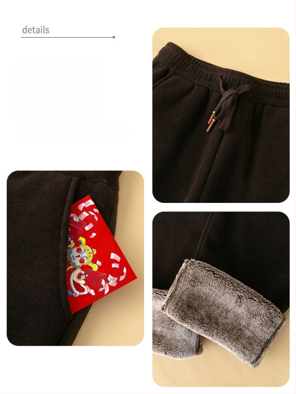 Naiste fliisvooderiga talvise sportpüksid, vaba lõige, pikad, keskmise paksusega, kerge venivus