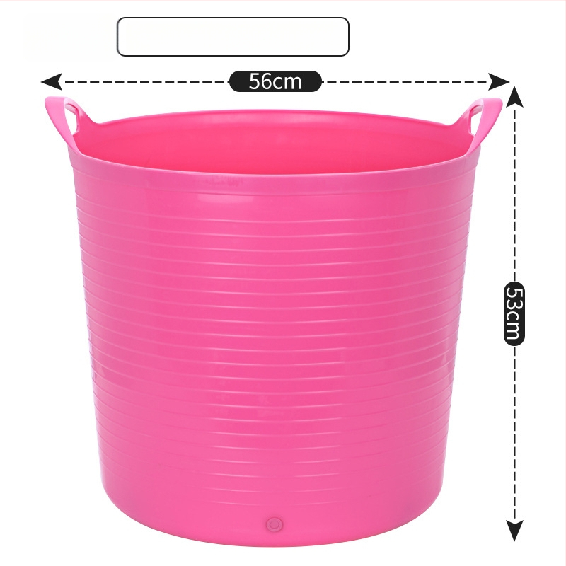 Izoliuotos plastikinės vonios kibiras kūdikiams ir vaikams – dviejų sluoksnių dizainas