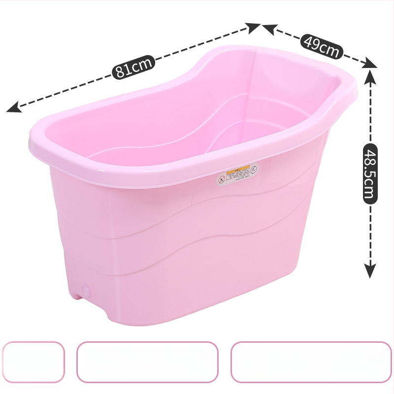 Izoliuotos plastikinės vonios kibiras kūdikiams ir vaikams – dviejų sluoksnių dizainas