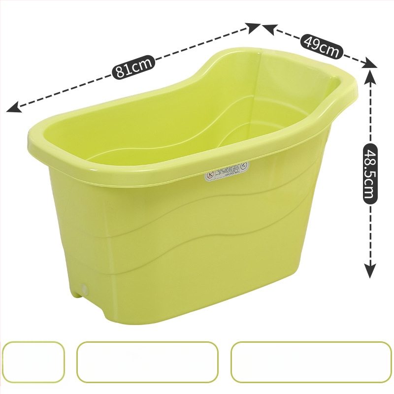Izoliuotos plastikinės vonios kibiras kūdikiams ir vaikams – dviejų sluoksnių dizainas